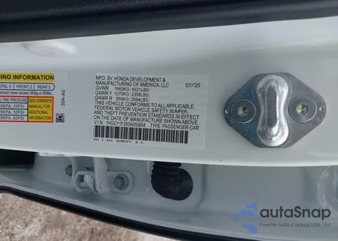 2025 Honda Accord Lx from USA, damaged, VIN 1HGCY1F28SA055654